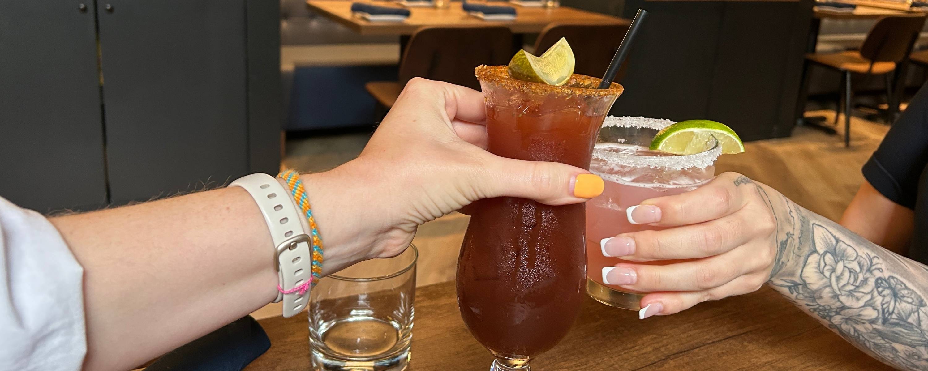 Zero proof drinks at The James Public Eatery