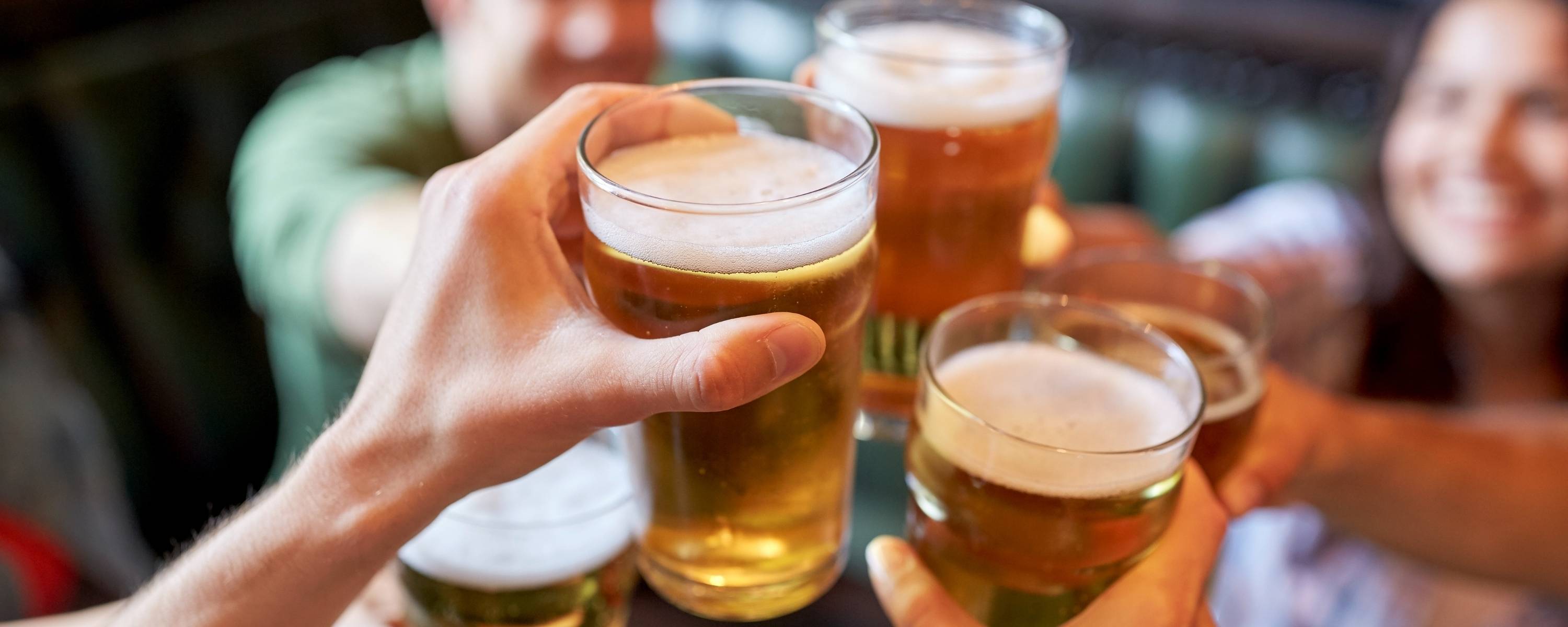 Draught beer and drinks at The James Public Eatery